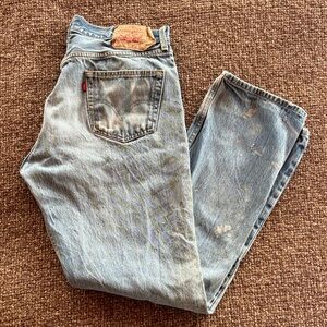 Vintage Distressed Levi’s 501 Jeans